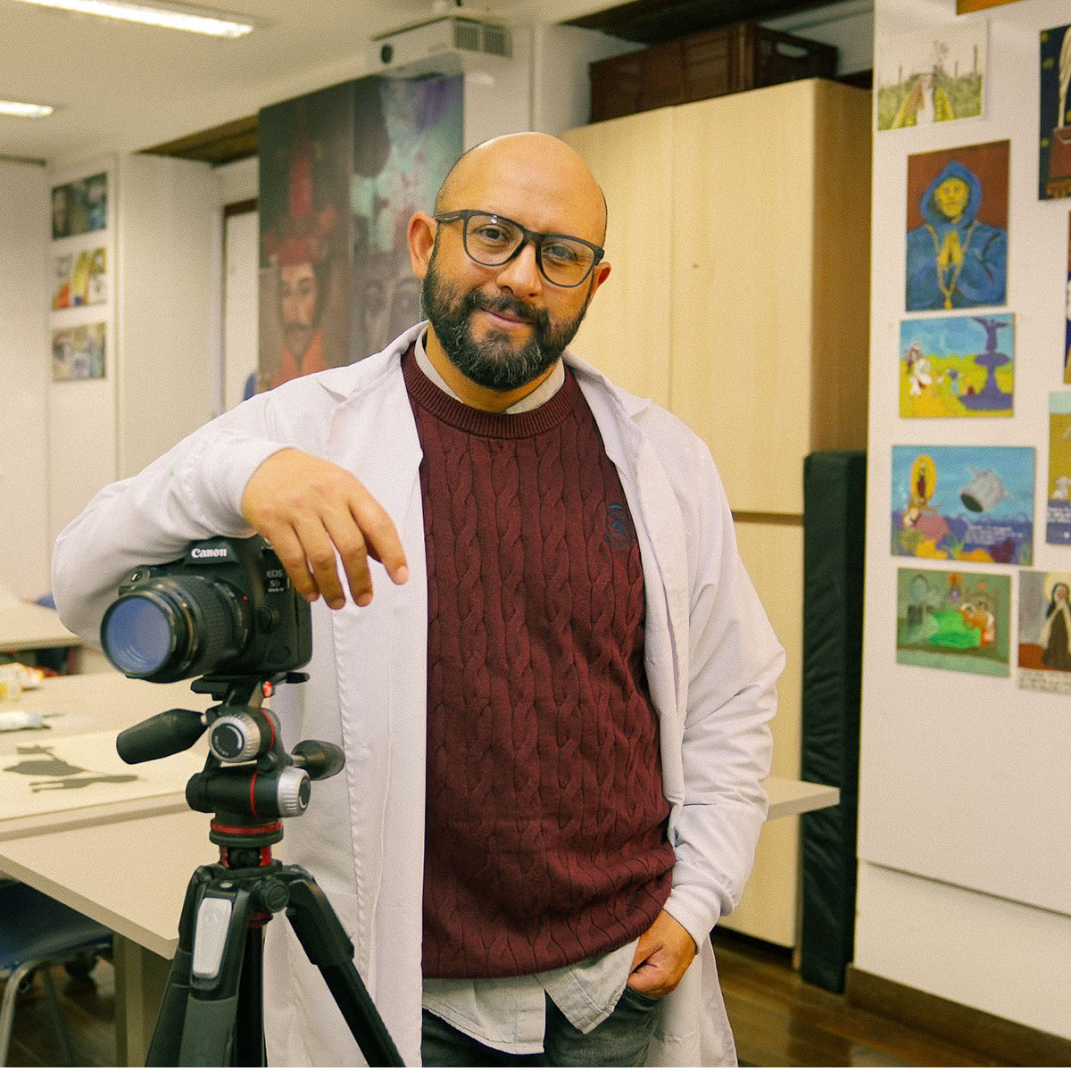 David Cohen, profesor del Departamento de Arte.