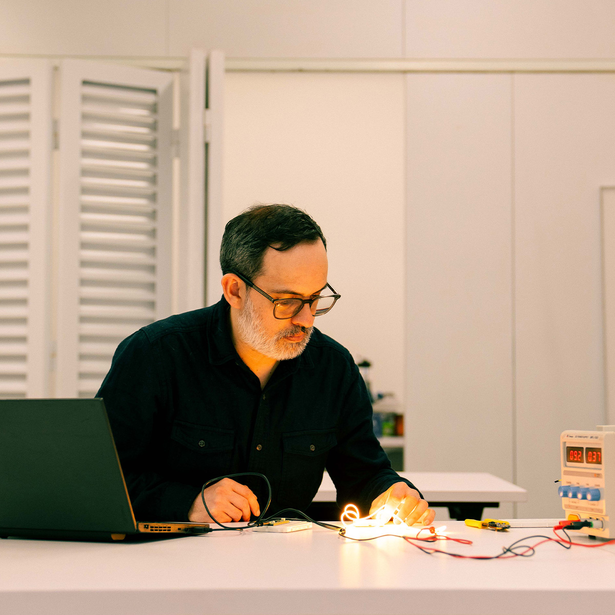 David Peña, profesor del Departamento de Arte