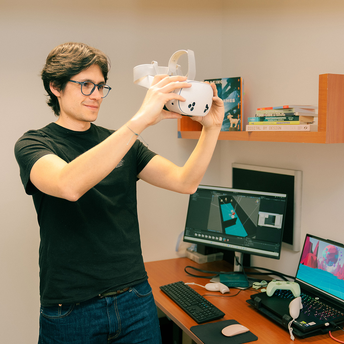 Jaime Rodríguez, profesor del Departamento de Narrativas Digitales