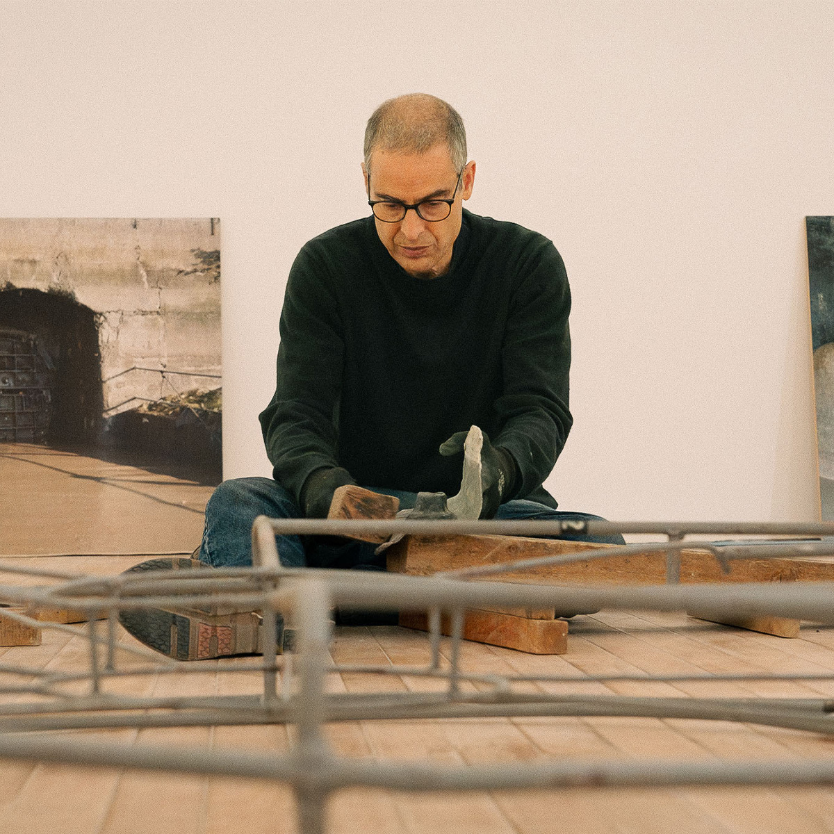 Juan Fernando Herrán, profesor del Departamento de Arte