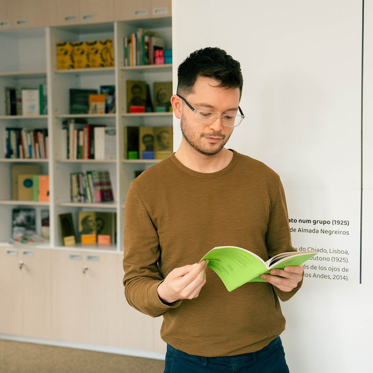 Nicolás Barbosa, profesor de Literatura.