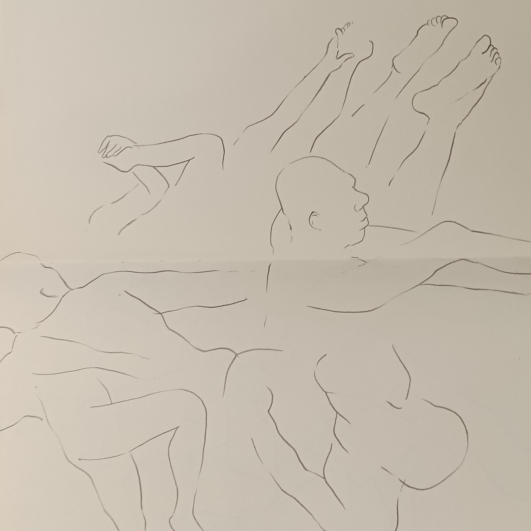 Una sesión de dibujo realizada con modelo en vivo los viernes de 2:00 p.m. a 5:00 p.m. en el S1-302, Bloque S1, Universidad de los Andes