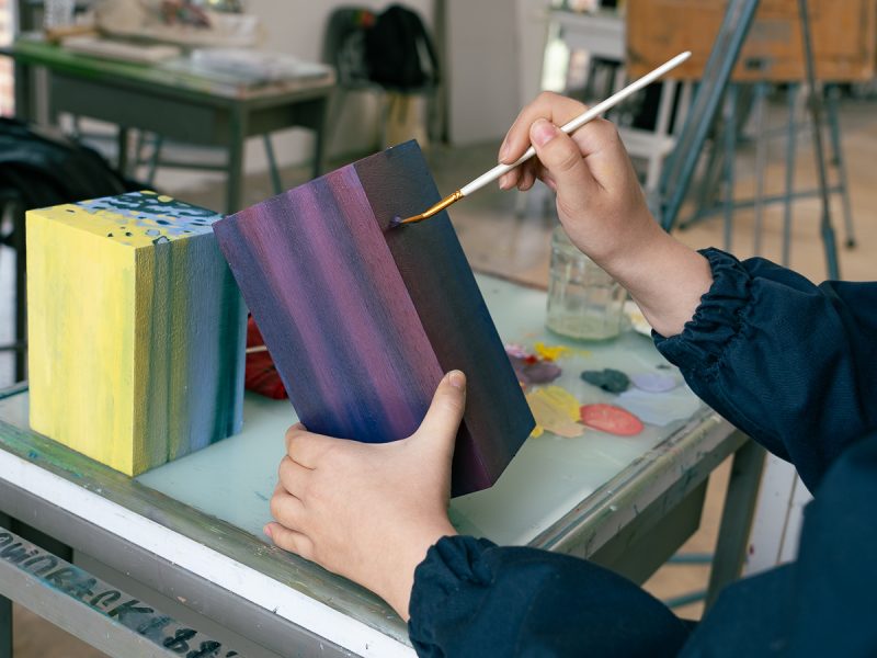 Herramientas talleres de pintura y dibujo.