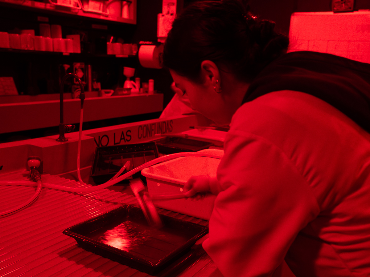 Herramientas laboratorio de fotografía.