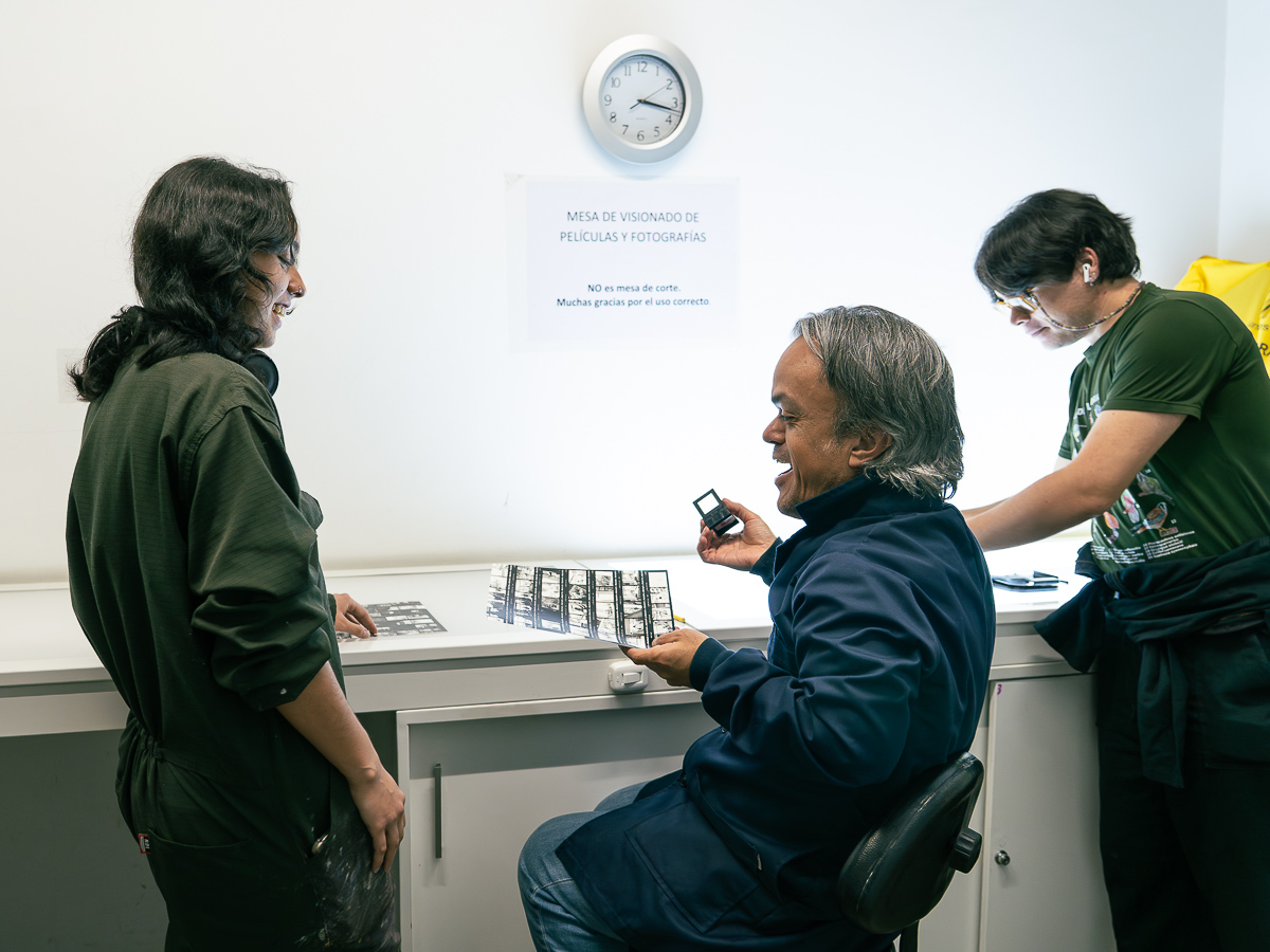 Herramientas laboratorio de fotografía.