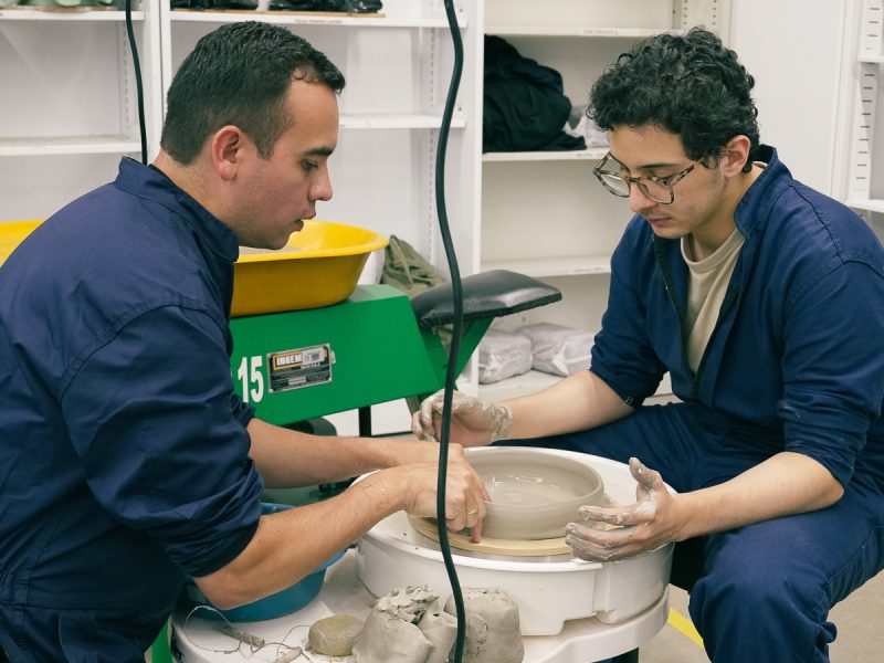 Herramientas taller de cerámica.