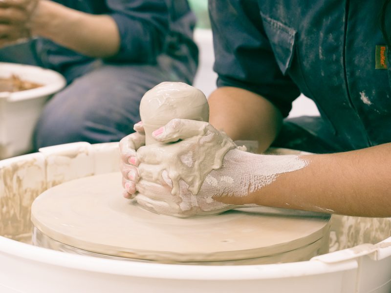 Herramientas taller de cerámica.
