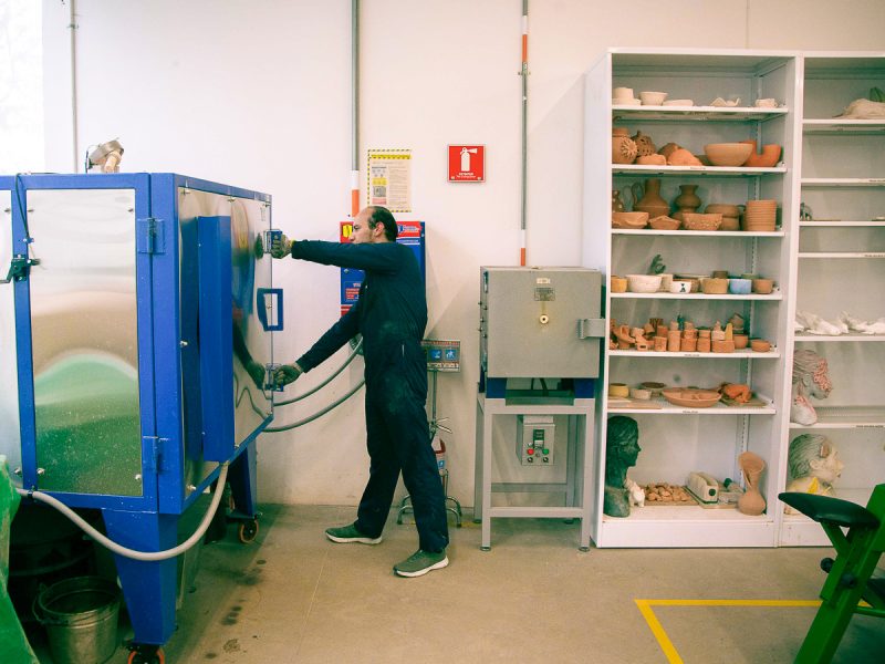 Herramientas taller de cerámica.