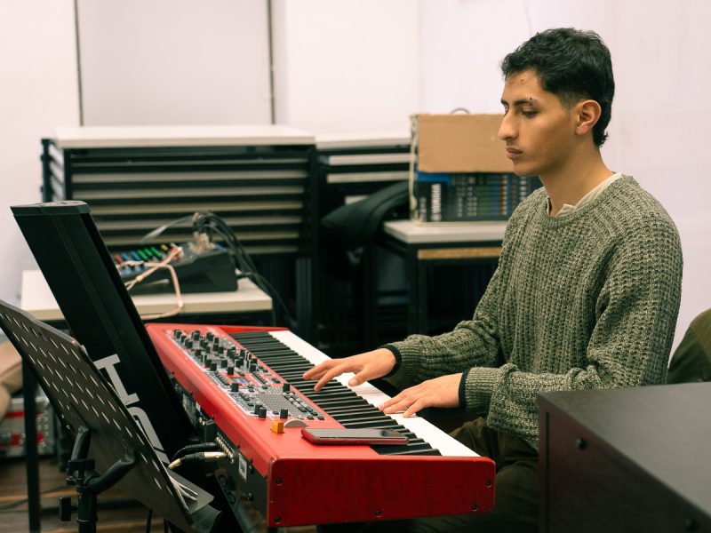 Herramientas sala para ensambles musicales.