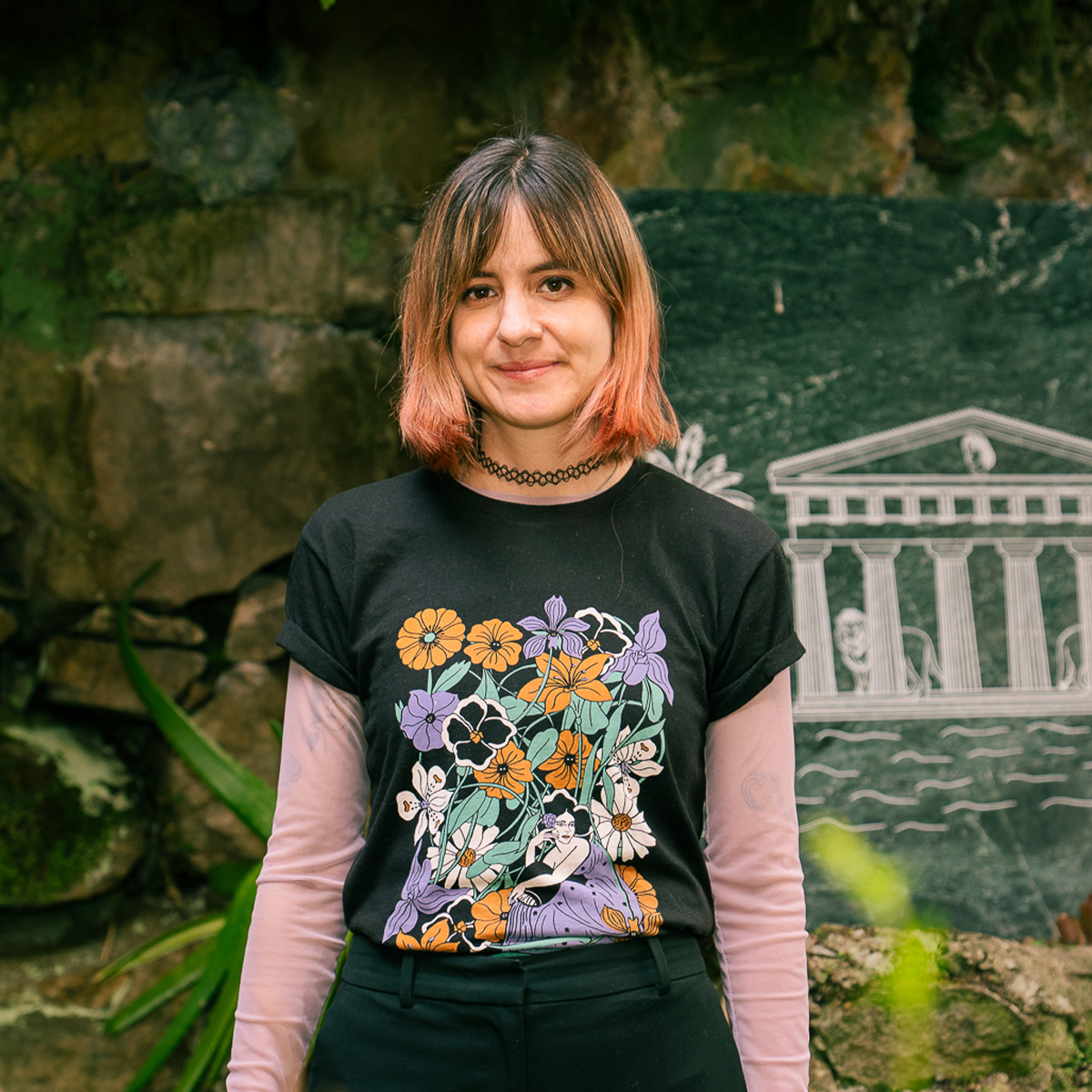 Paola Acebedo profesora del departamento de arte