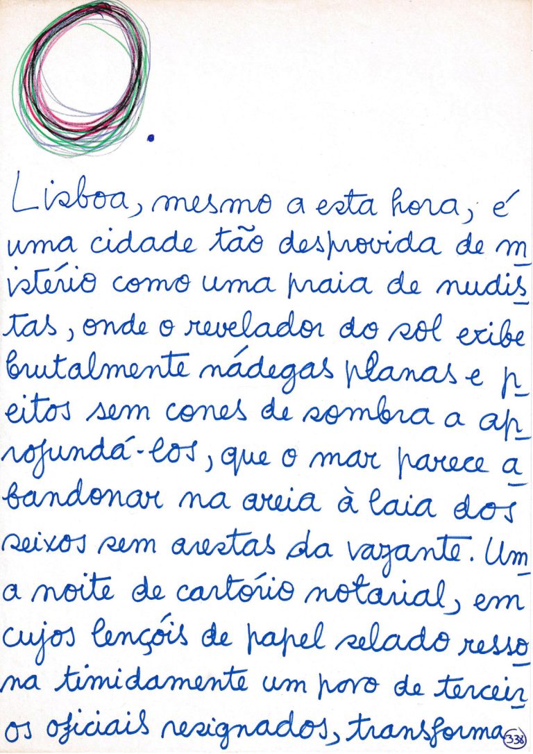 Aproximaciones digitales a los manuscritos de António Lobo Antunes