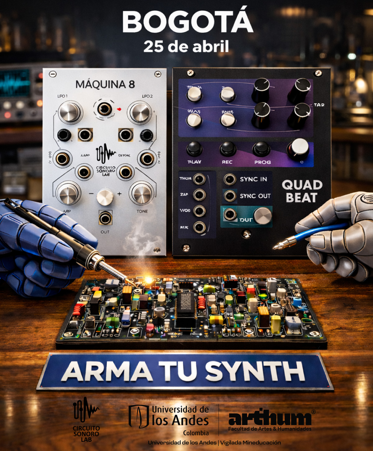 Taller: Arma tu Synth – Bogotá