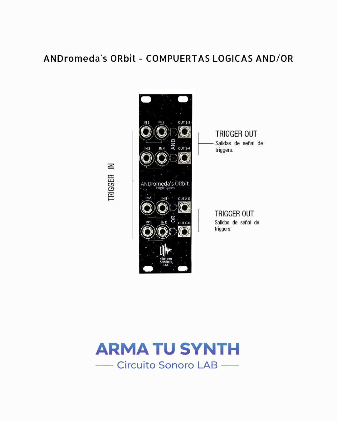 Taller: Arma tu Synth de Circuito Sonoro Lab en Bogotá, próximo sábado 25 de abril de 2026 a las 9:00 a.m. en la Universidad de los Andes.