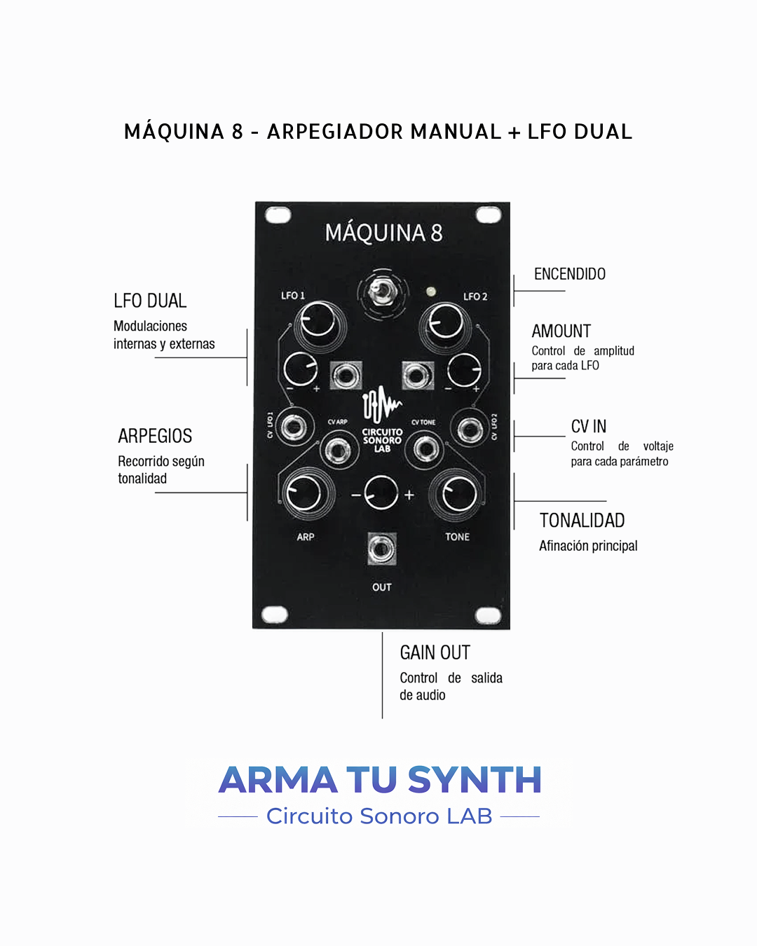 Taller: Arma tu Synth de Circuito Sonoro Lab en Bogotá, próximo sábado 25 de abril de 2026 a las 9:00 a.m. en la Universidad de los Andes.