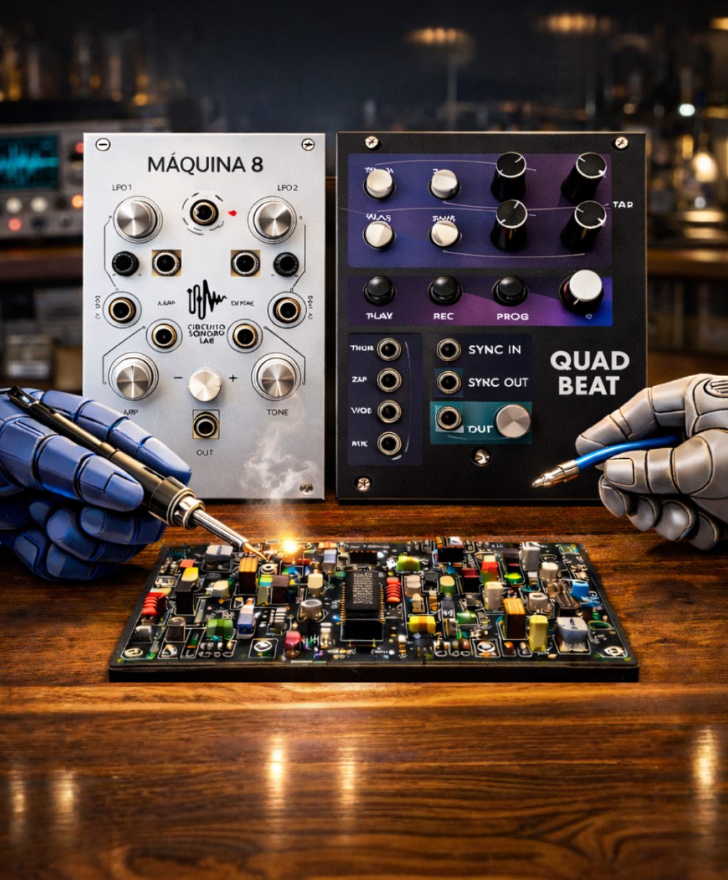 Taller: Arma tu Synth de Circuito Sonoro Lab en Bogotá, próximo sábado 25 de abril de 2026 a las 9:00 a.m. en la Universidad de los Andes.