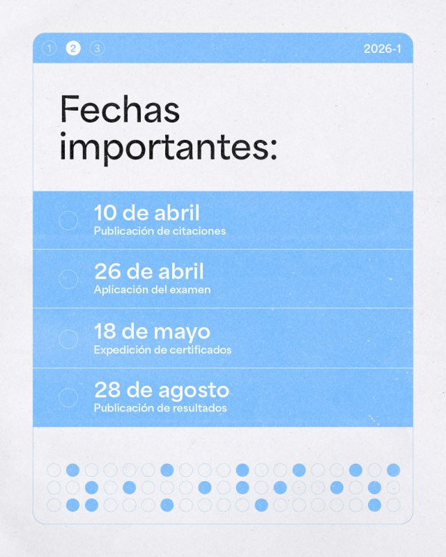 Imagen del anuncio guía saber pro 2026-1