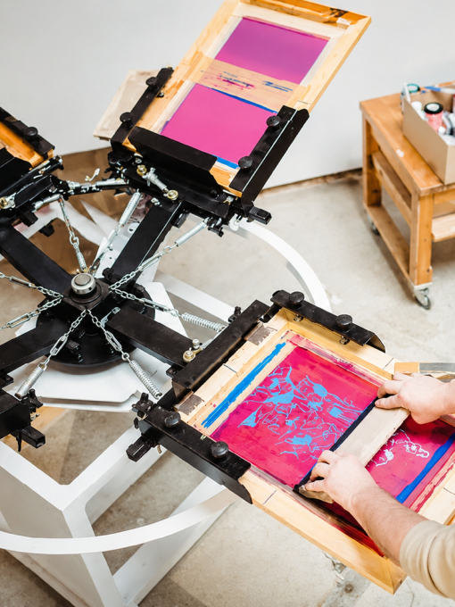 Proceso de serigrafia