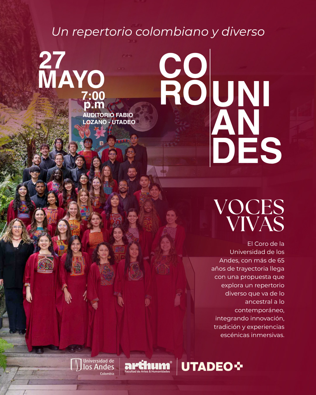 Coro Uniandes — Voces Vivas: Colombia x Latam