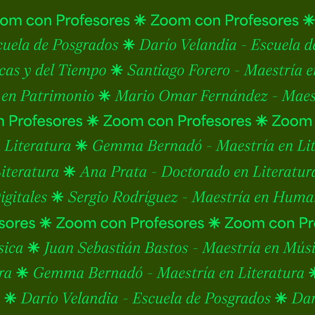 Te invitamos a participar en este encuentro virtual con profesores de la Escuela de Posgrados de ArteHum. Miércoles 27 de mayo de 2026.