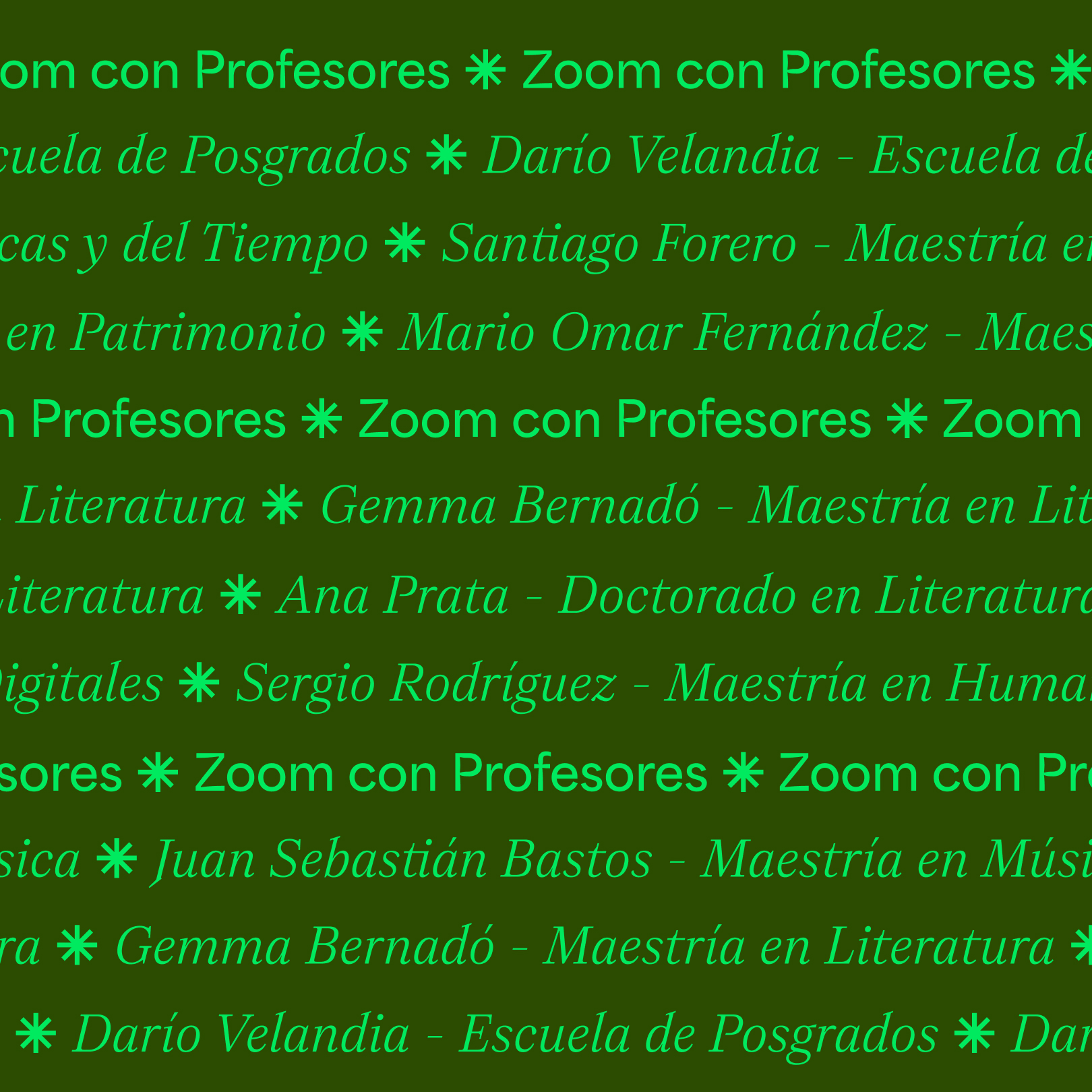 Te invitamos a participar en este encuentro virtual con profesores de la Escuela de Posgrados de ArteHum. Miércoles 27 de mayo de 2026.