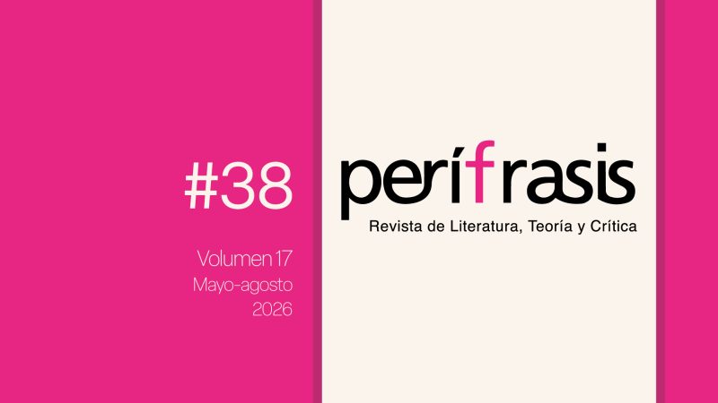 Imagen del anuncio ¡ya está disponible en línea el número 38 de la revista perífrasis!
