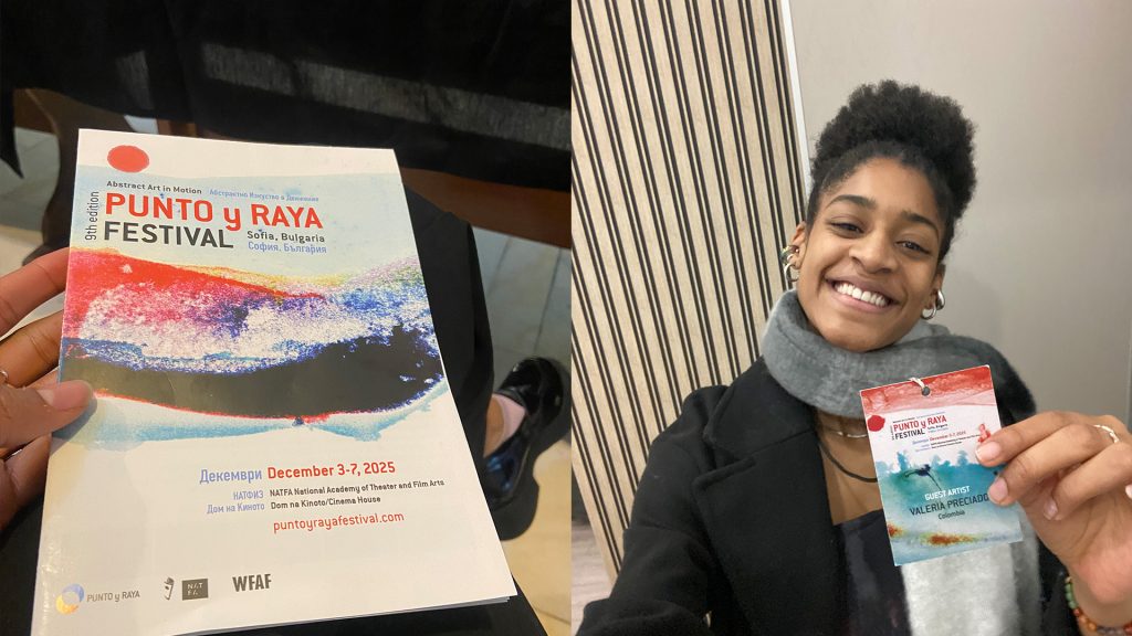 Entre formas, colores y movimiento: Valeria Preciado llevó su universo creativo desde Uniandes hasta Bulgaria