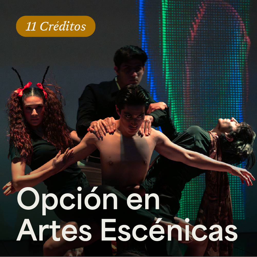 Portada opción académica en Artes escénicas