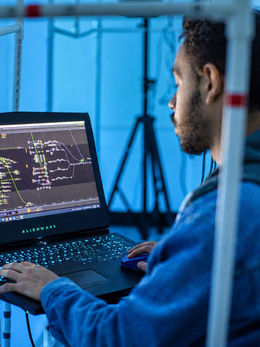 Proyecto de Humanidades Digitales en azul