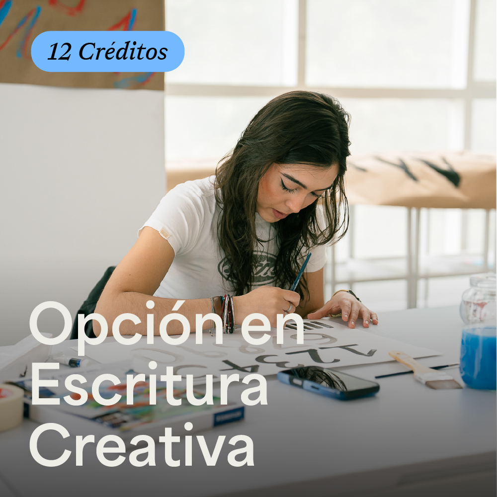 Portada de Opción en Escritura Creativa