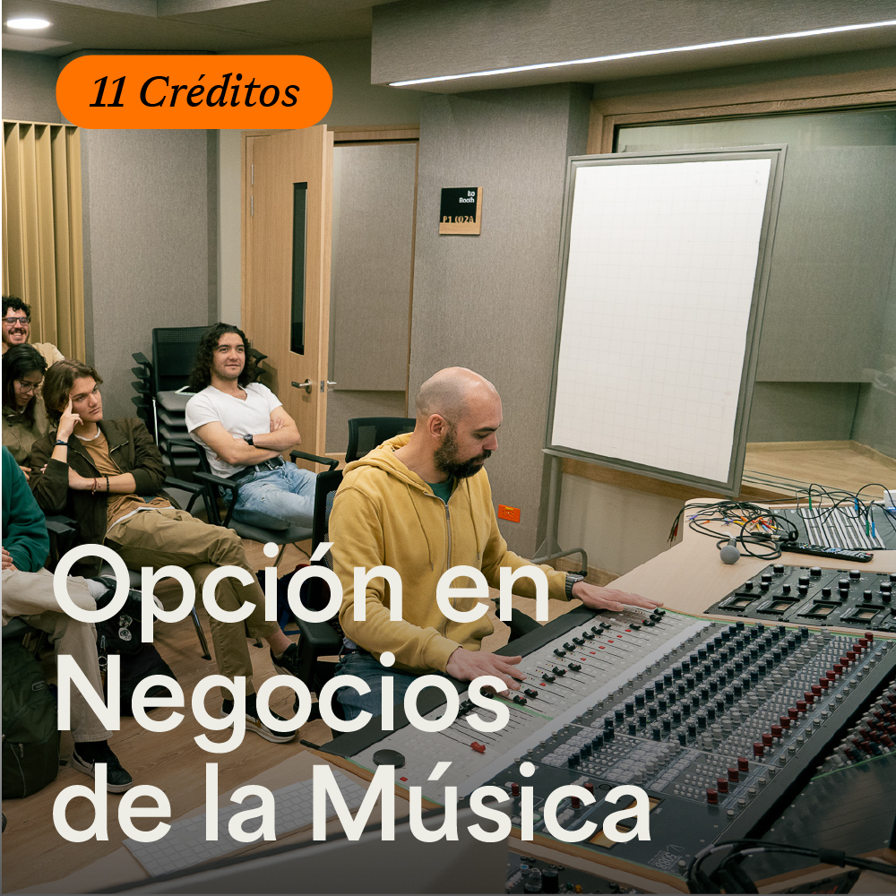 Opción en Negocios de la música