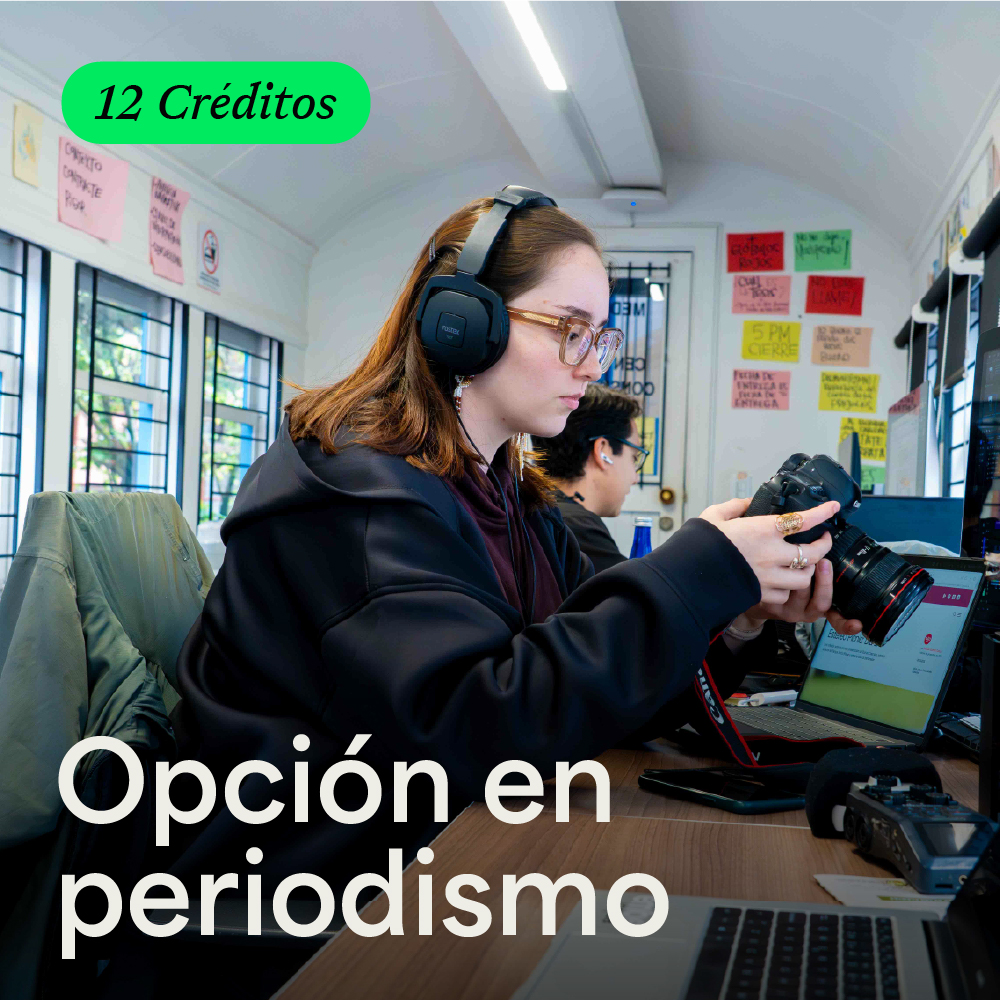 Portada Opción en Periodismo