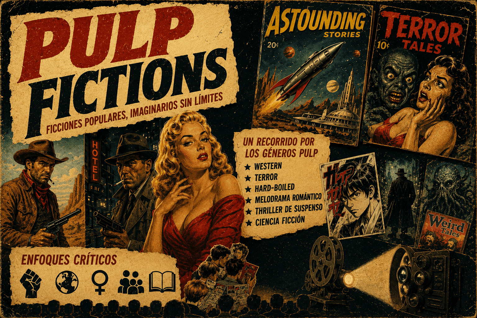 Imagen para el curso cultura y ficciones pulp