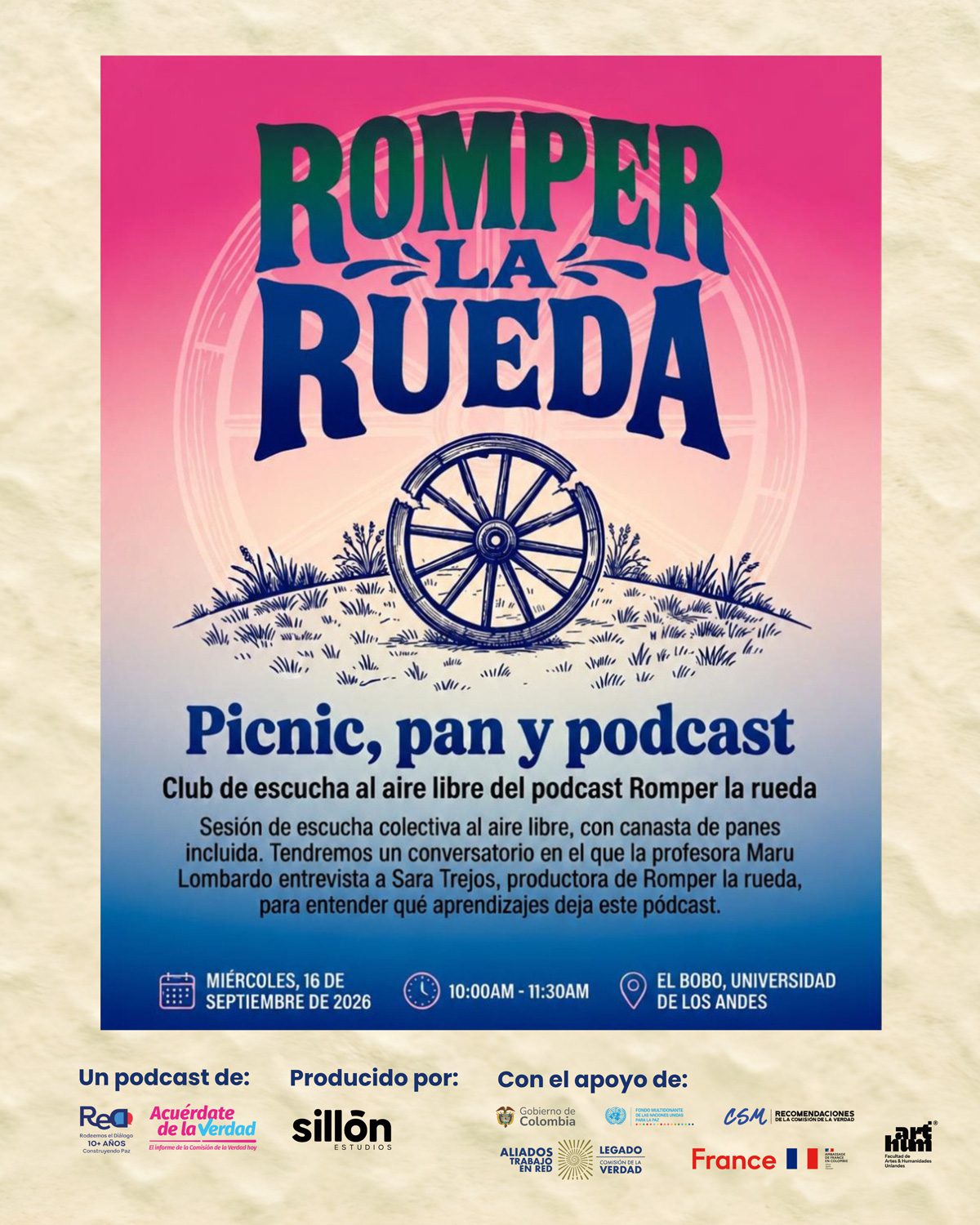 Picnic, pan y podcast – Club de escucha la aire libre