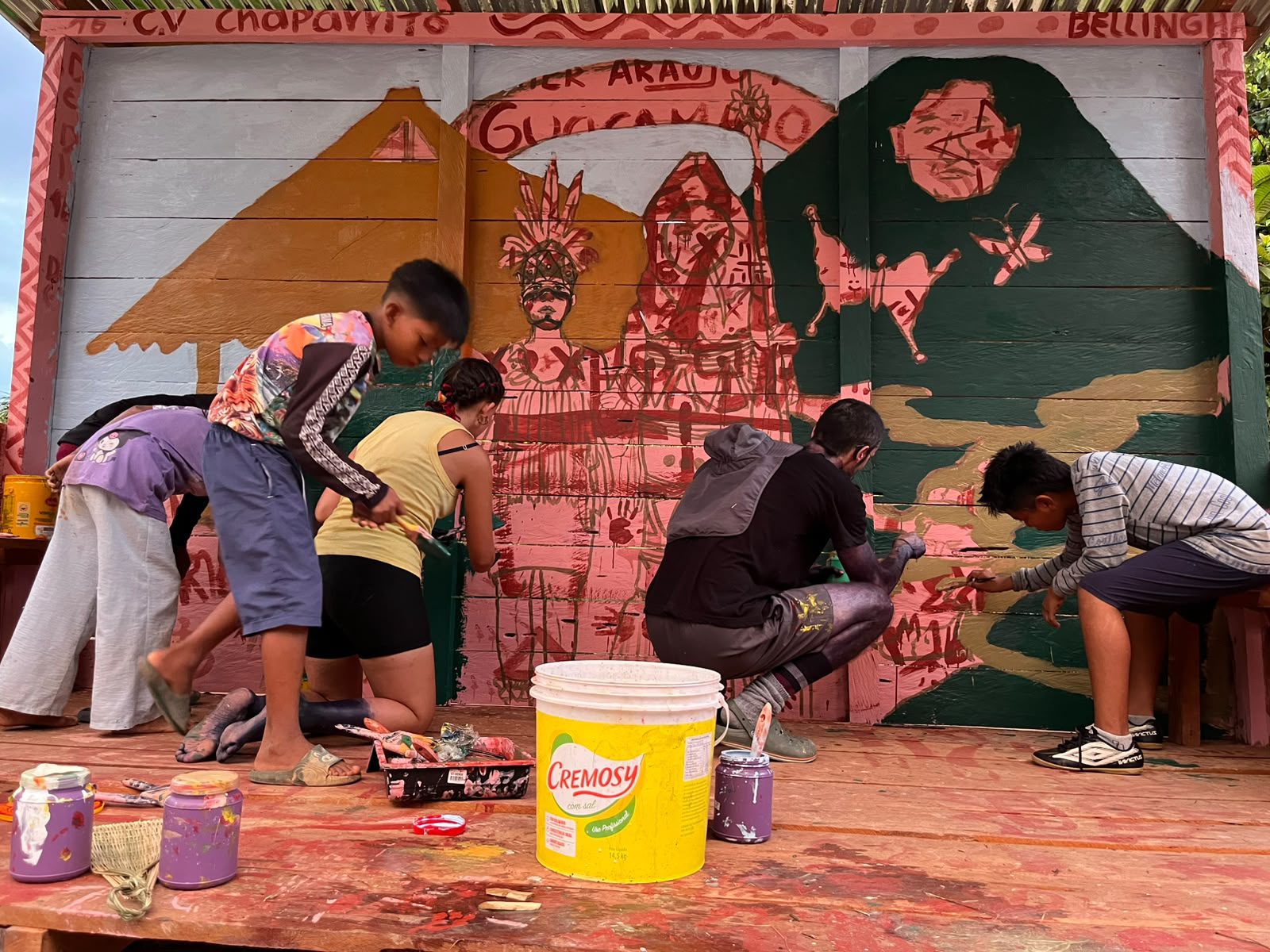 pintando mural23